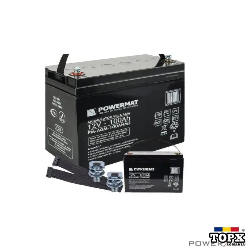 Baterie reincarcabila VRLA 12 V  100 Ah  pentru barci  rulote  sisteme