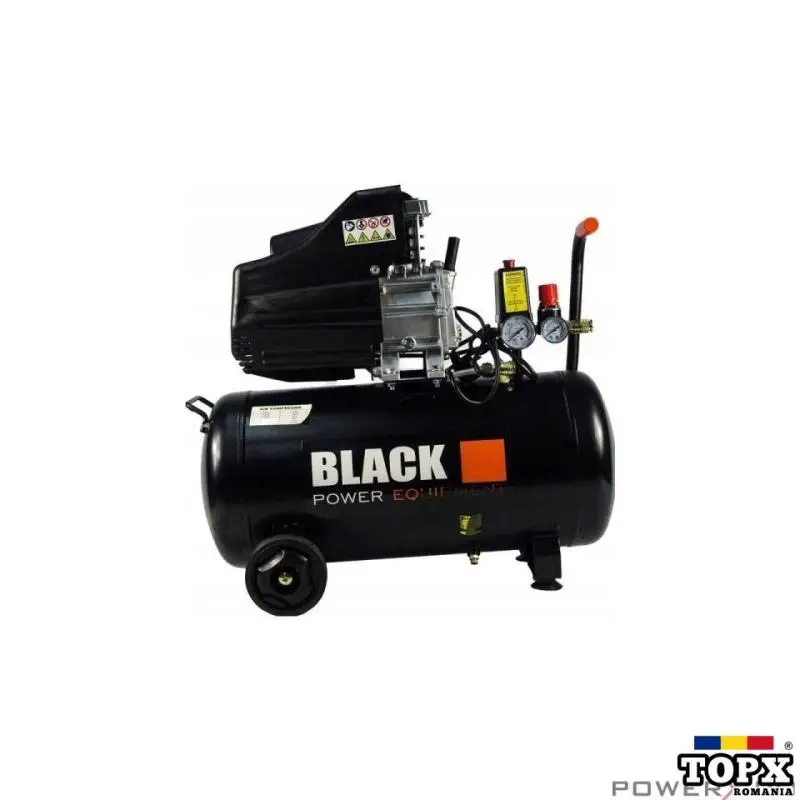Compresor 50L cu 1 cilindru pe ulei  BLACK