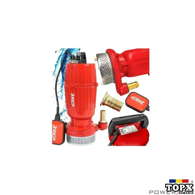 Pompa submersibila cu plutitor pentru apa 1"  0.55kw  debit 8 m3/h