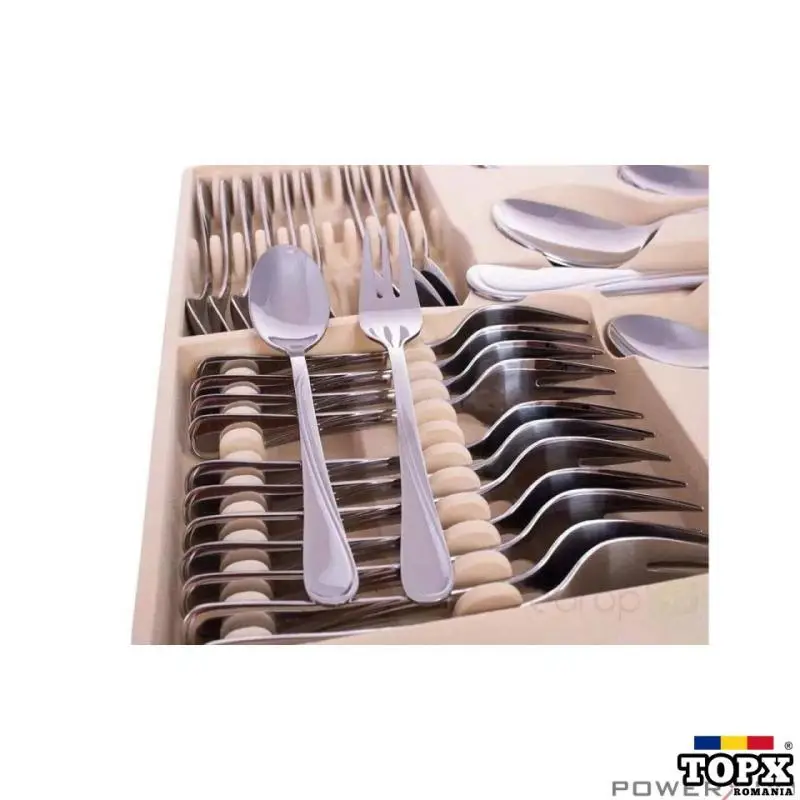 Set tacamuri din inox  72 de piese  geanta depozitare  Kinghoff