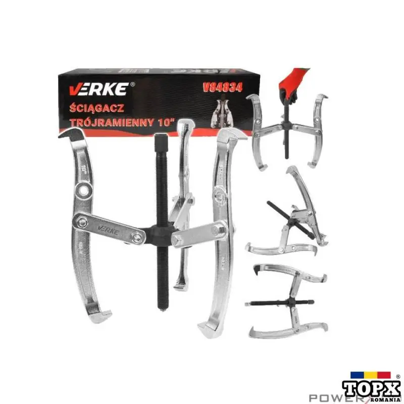 Presa extractor rulmenti  10" 3 brate  Verke