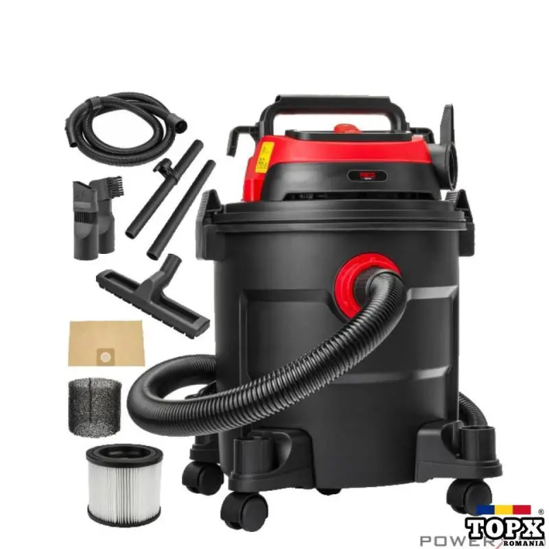 Aspirator industrial umed/uscat  putere 2000 W  capacitate rezervor 20