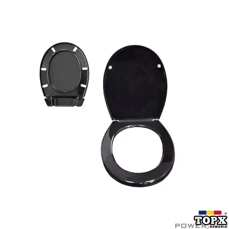 Capac wc  model standard  negru  cersanit  Sepio