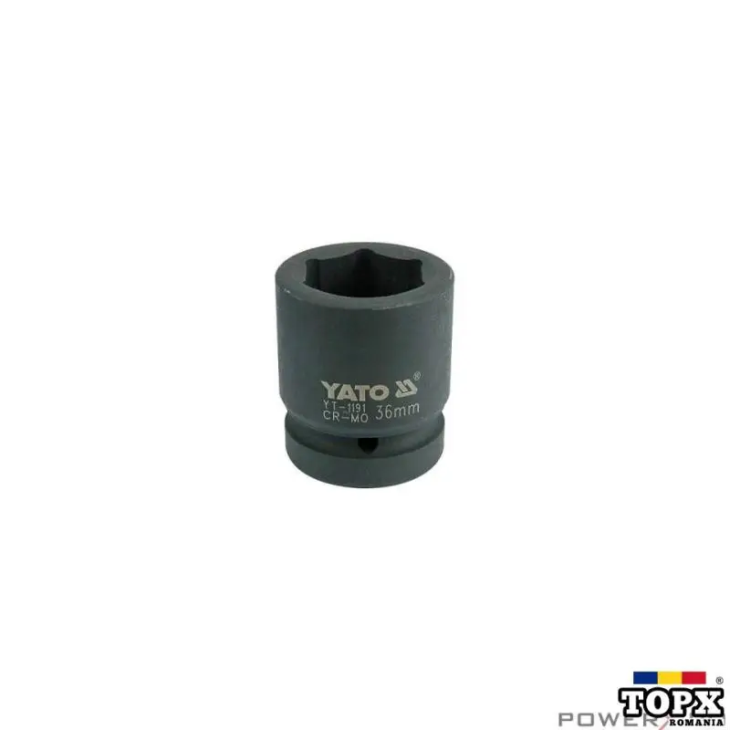 Cheie tubulară hexagonlă de impact 36 mm 1" Yato YT-1191