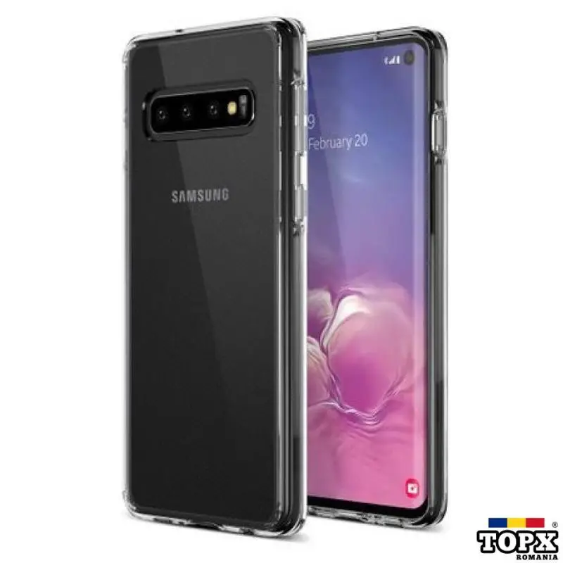 Husa pentru Samsung Galaxy Galaxy S10  GloMax Perfect Fit  Transparent