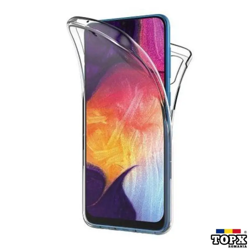 Husa Full TPU 360° (fata + spate) Samsung Galaxy A50  Transparenta