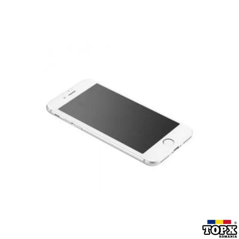 Folie de sticla Full Glue pentru Apple iPhone 7 Plus  GloMax 3D Alb