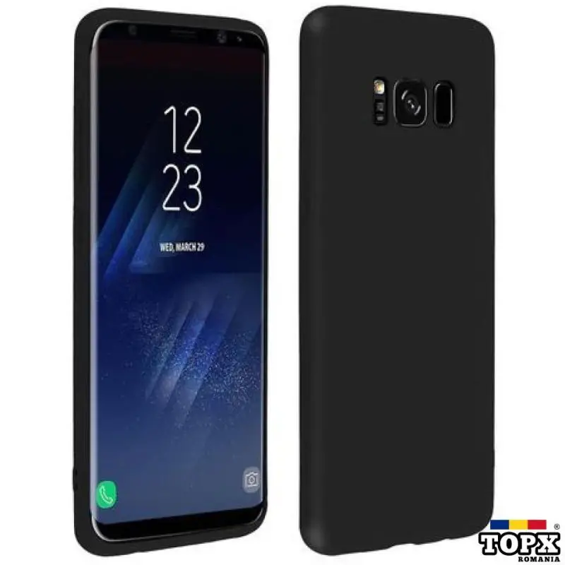 Husa pentru Samsung Galaxy S8 Plus  GloMax Perfect Fit  Negru