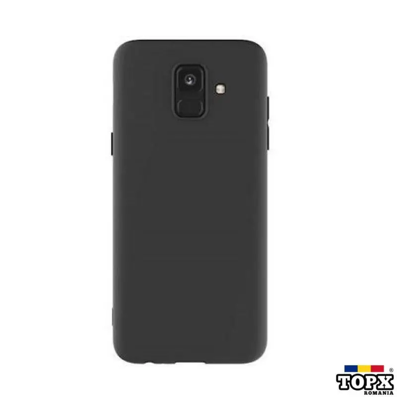 Husa pentru Samsung Galaxy A6 2018  GloMax Perfect Fit  Negru