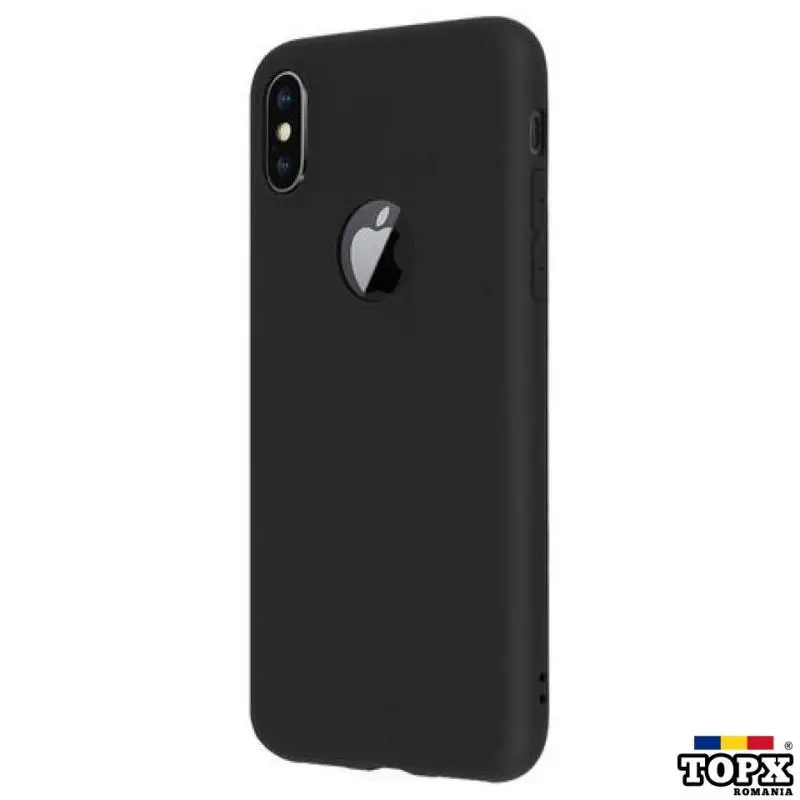 Husa pentru Apple iPhone X  GloMax Perfect Fit negru mat