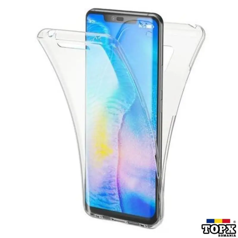 Husa Full TPU 360° (fata + spate) pentru Huawei Mate 20 Pro  Clear