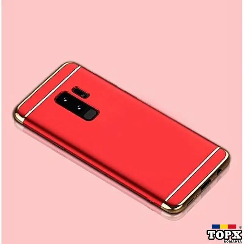 Husa Elegance Luxury 3 in 1 pentru Samsung S9 Plus Rosie