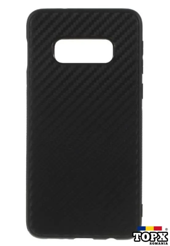 Husa pentru Samsung Galaxy S10 Plus  Perfect Fit  insertii de carbon