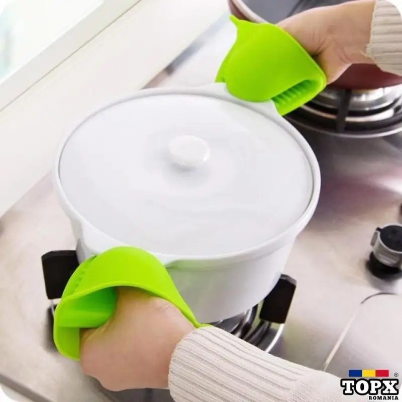 Set Manusi pentru gatit rezistente la caldura si antialunecare