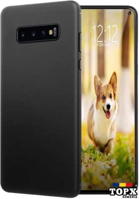 Husa Samsung Galaxy S10  slim antisoc Negru