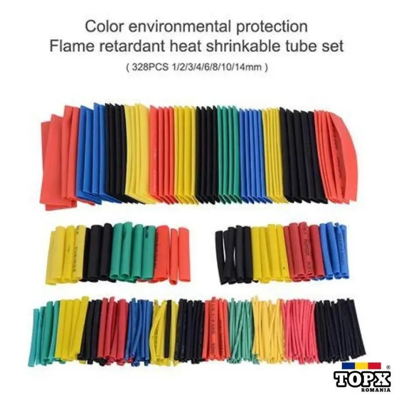 Tub Termocontractabil Varnis 328 buc / set rezistente la foc