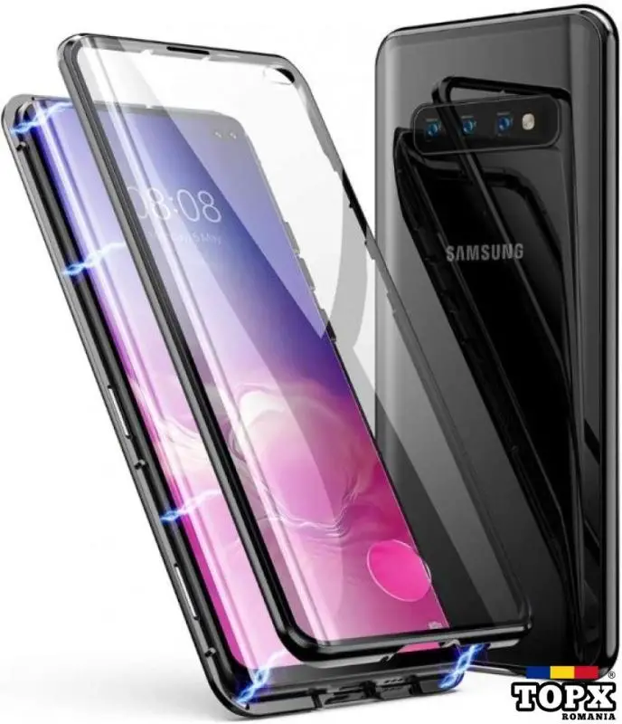 Husa Samsung Galaxy S10 Magnetica 360 grade Black  Perfect Fit