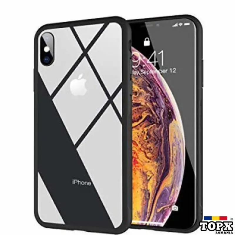 Husa Apple iPhone X Magnetica 360 grade Black  MyStyle + folie sticla - 3