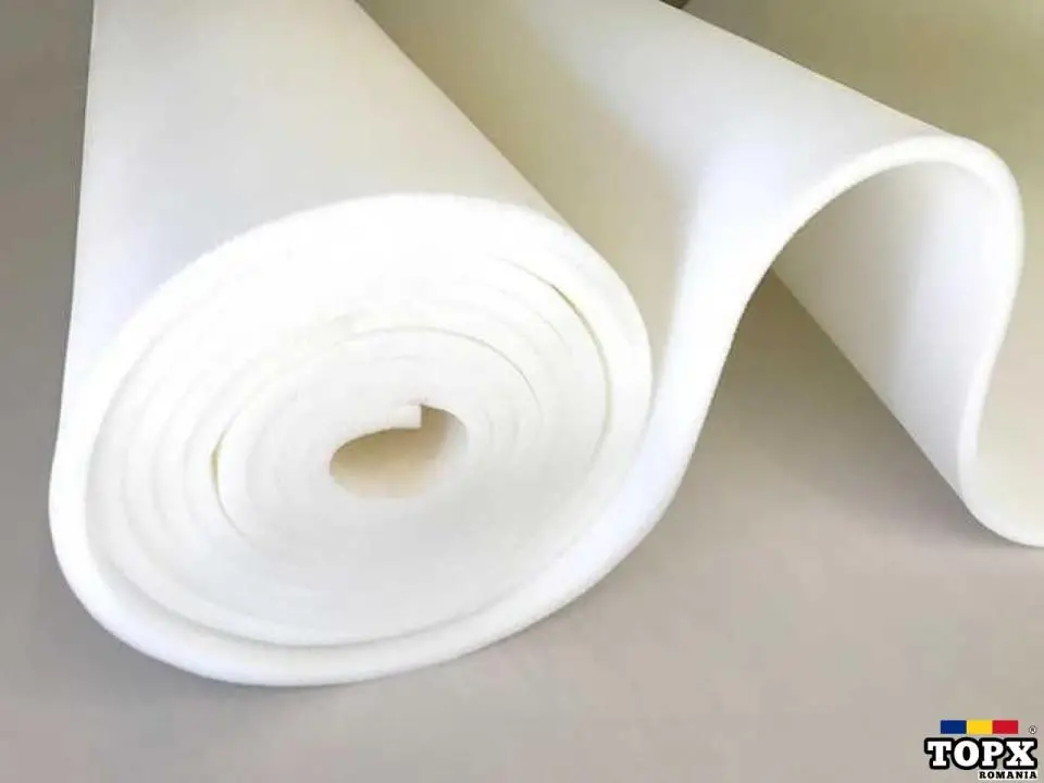 Burete dens pentru tapiterie  Poliuretan 200x100cm  grosime 3 cm - 2