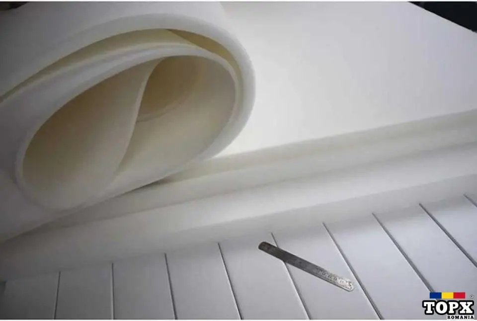 Burete dens pentru tapiterie  Poliuretan 200x100cm  grosime 3 cm - 3