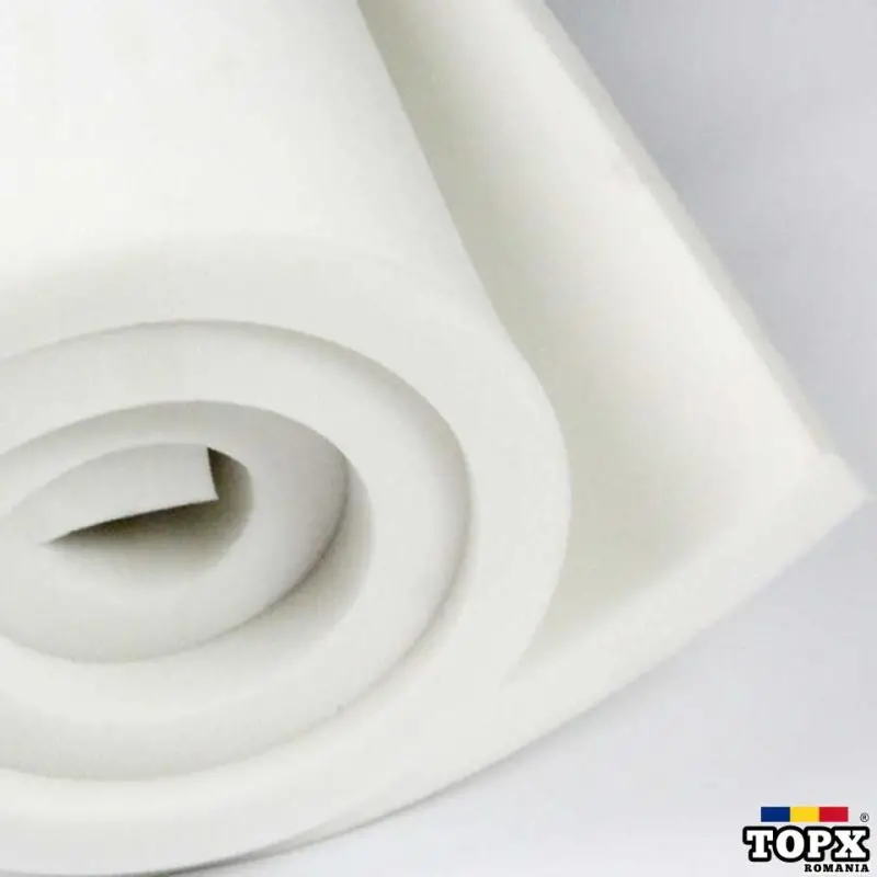 Burete dens pentru tapiterie  Poliuretan 200x100cm  grosime 3 cm - 5