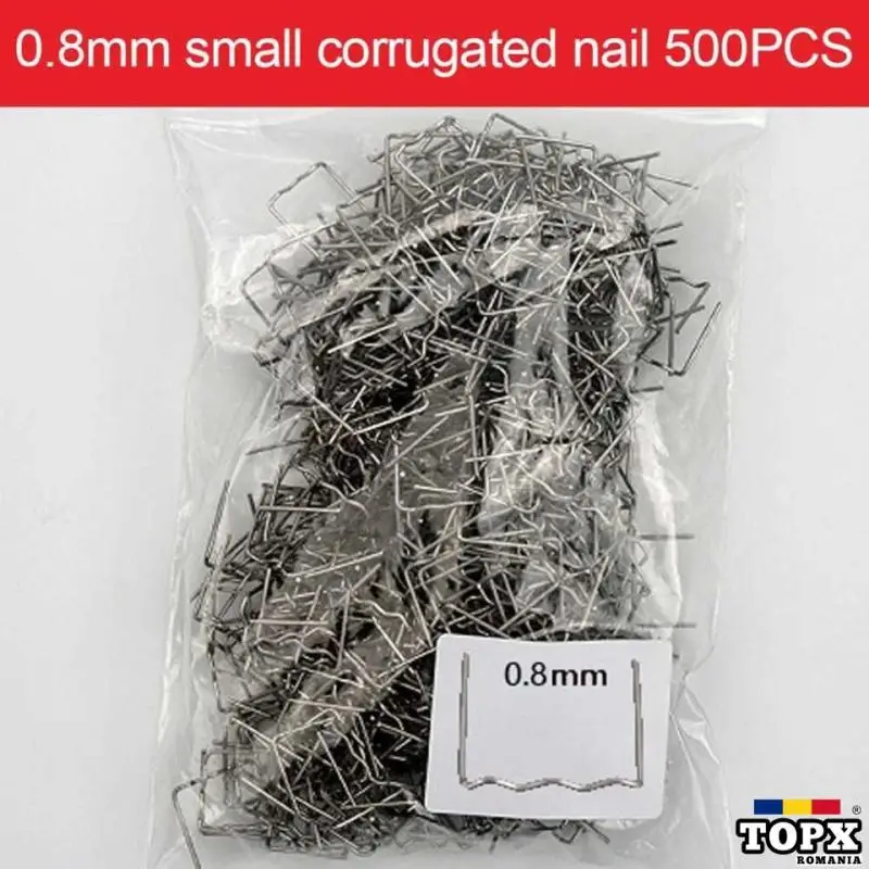 Set 500 bucati capse metalice de intarire pentru aparat sudat plastic - 2