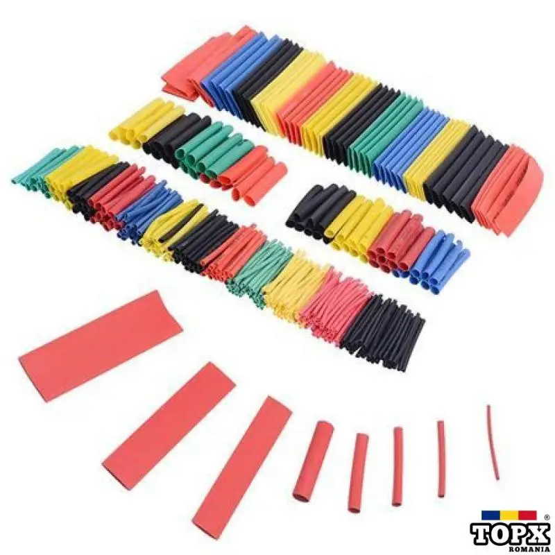 Tub Termocontractabil Varnis 530 buc / set  rezistente la foc  contrac