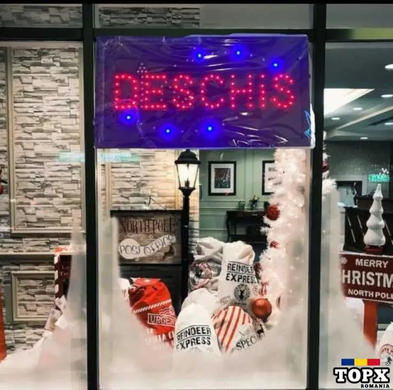 Reclama LED Luminoasa Panou LED Text Editabil dupa preferinte/Domeniu