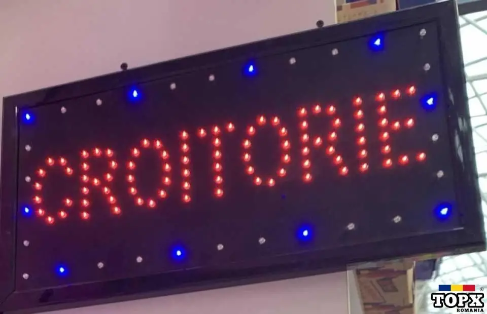 Reclama luminoasa LED PENTRU Croitorie. NOUA SIGILATA!