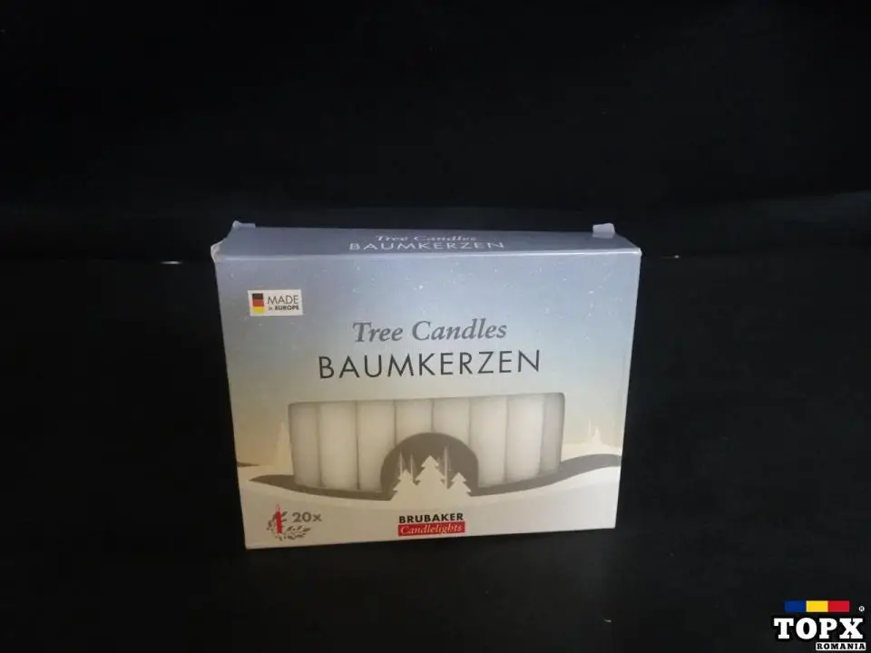 20 bucăți de lumânări pentru pomul de Crăciun