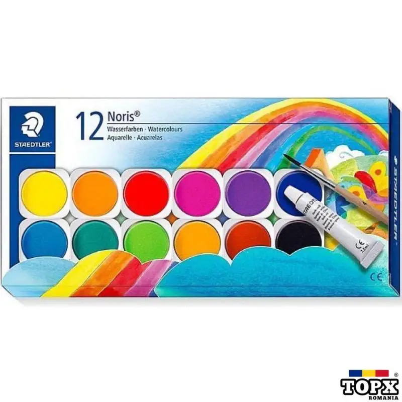 Staedtler  Noris Culori acuarela set 12 culori