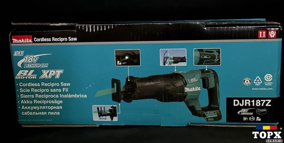 Fierastrau sabie fara acumulatori si incarcator  Makita  hard