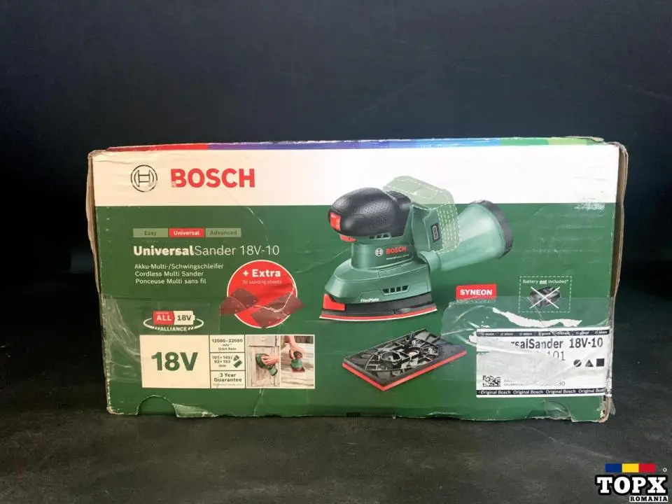 Slefuitor cu excentric pe acumulator Bosch EasySander Hard