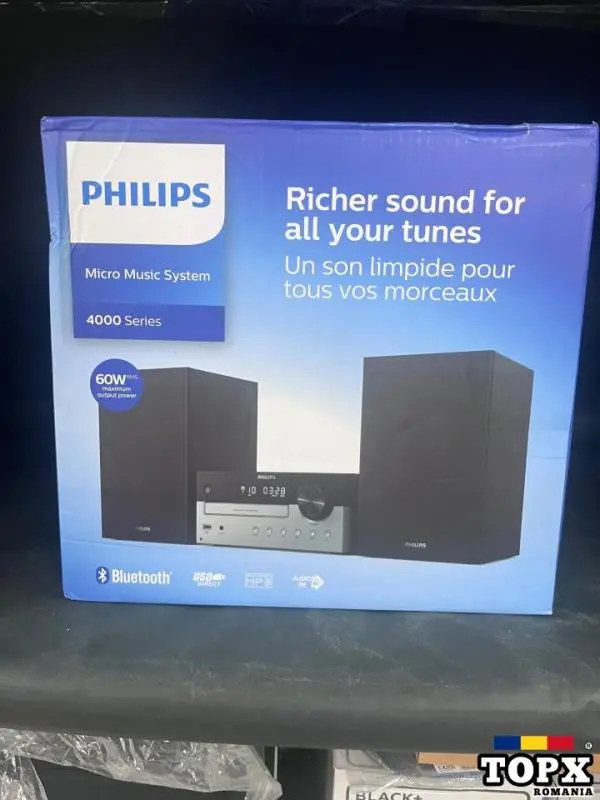 Microsistem audio  PHILIPS  TAM4505/12  Negru
