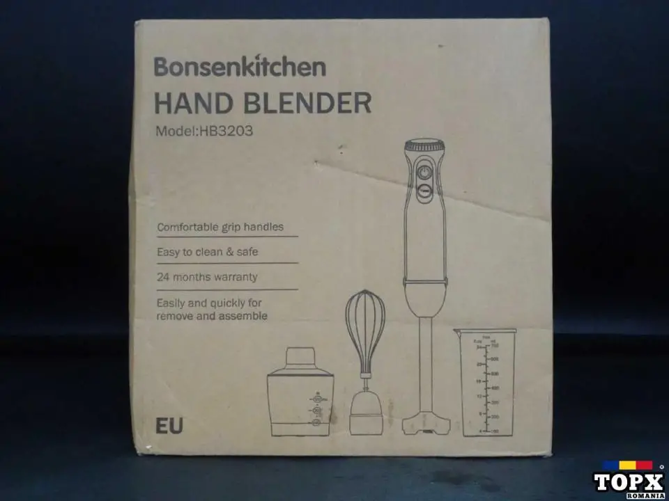 Blender electric de mână Bonsenkitchen HB3203 4 în 1 hard