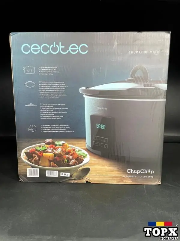 Oala pentru gatit lent Cecotec ChupChup Matic 5 5L 260W   hard
