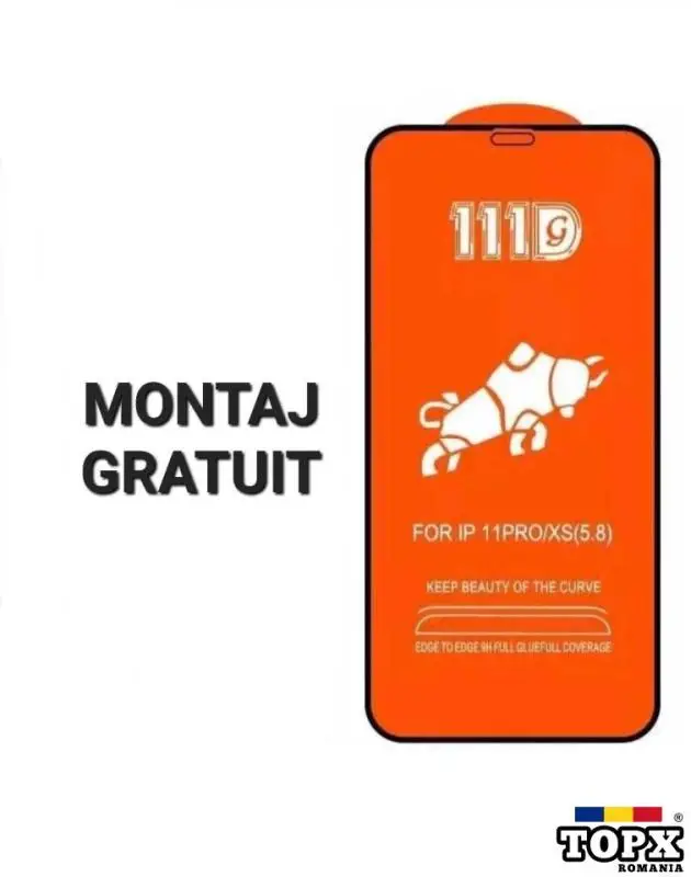 Folie de Sticla iPhone 11 12 Pro Max - Tempered Glass Full