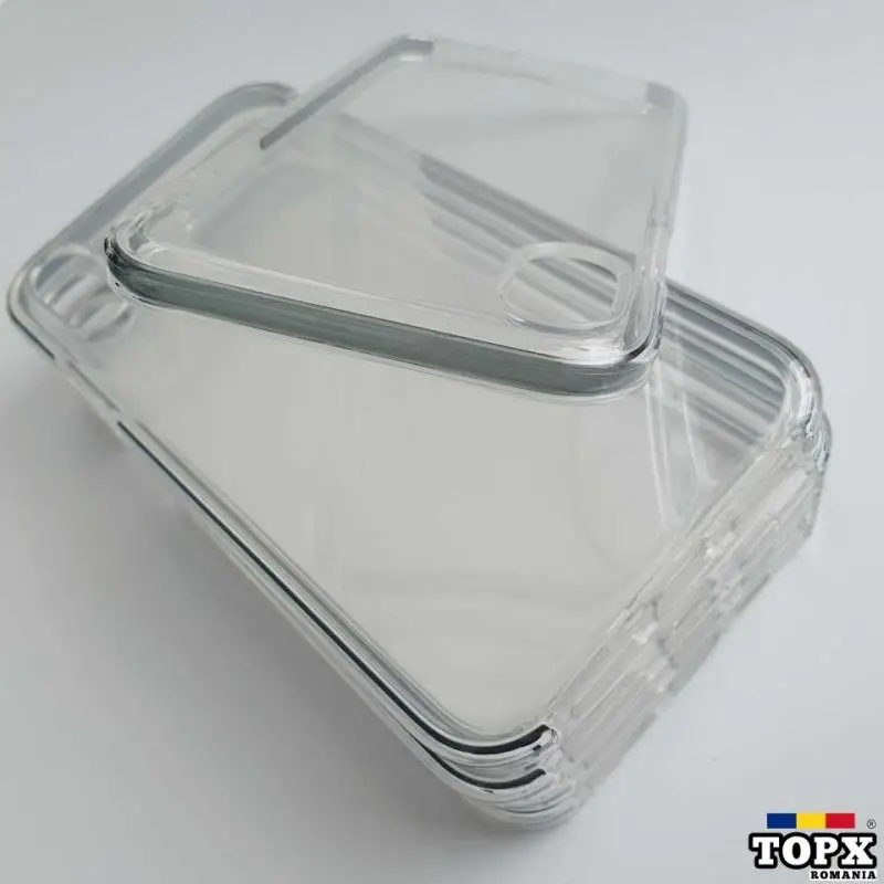 iPhone XS Max - Husa contur silver (cod03)