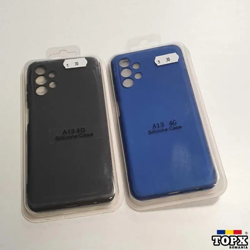 Samsung A13 4G - Husa cu protectie camera si interior catifelat