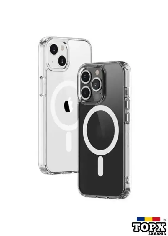 iPhone 14 / Plus / Pro Max - Husa MagSafe transparenta