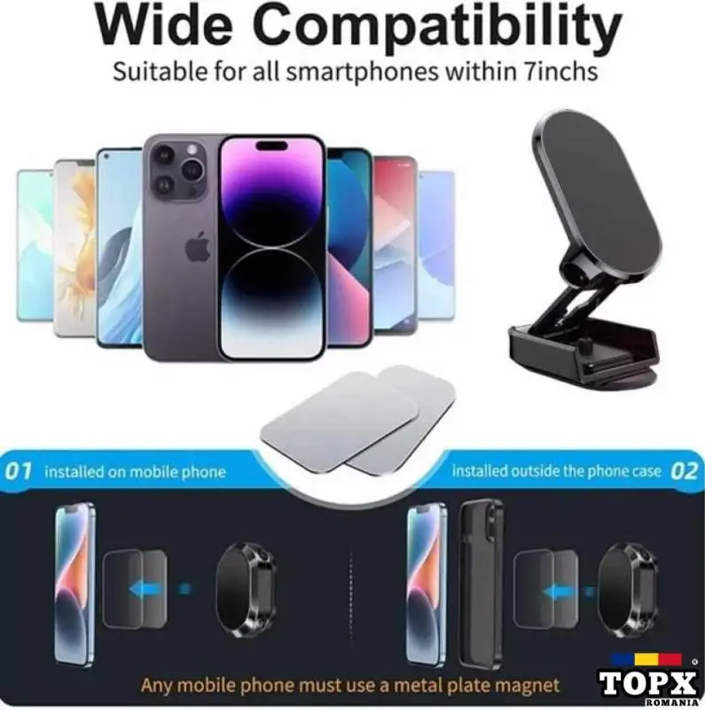 Suport auto universal / universal / lipire pe bord