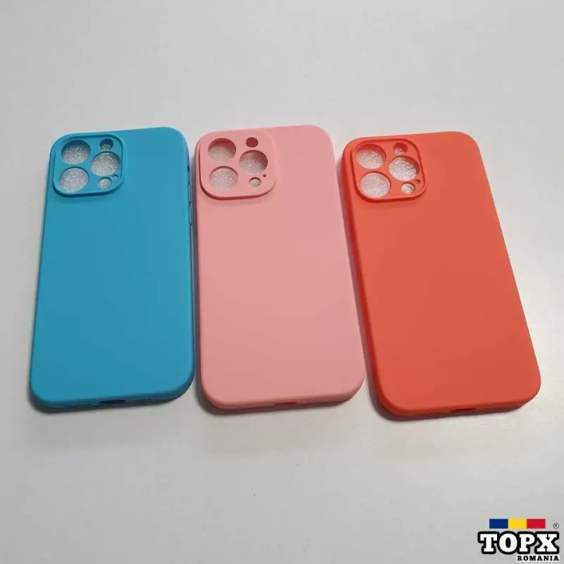 iPhone 14 Pro Max - Husa cu interior catifelat si Protectie Camara