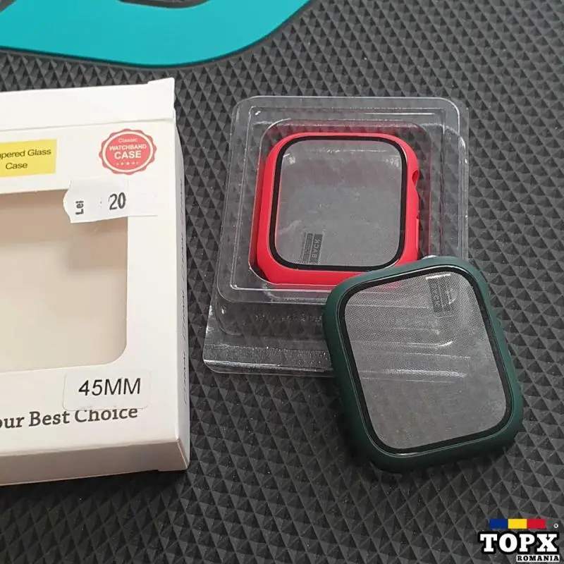 Husa Ceas Apple Watch 45mm - Rosu - Verde -