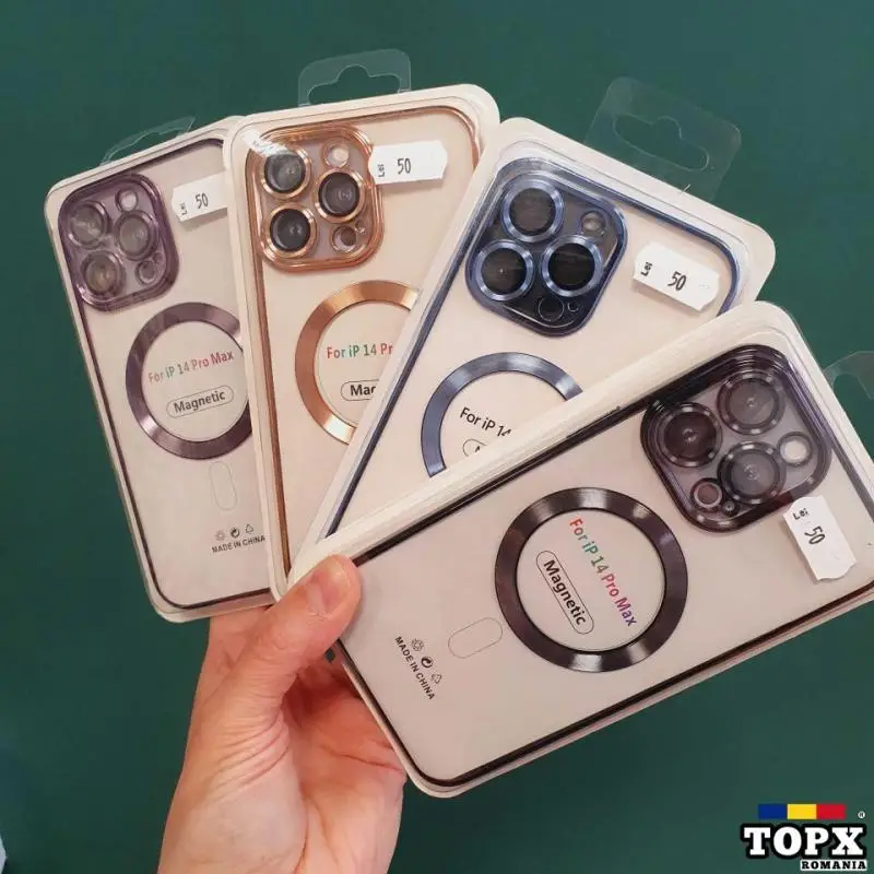 Husa MagSafe Luxury iphone 14 Pro Max - Protectie Camera Full