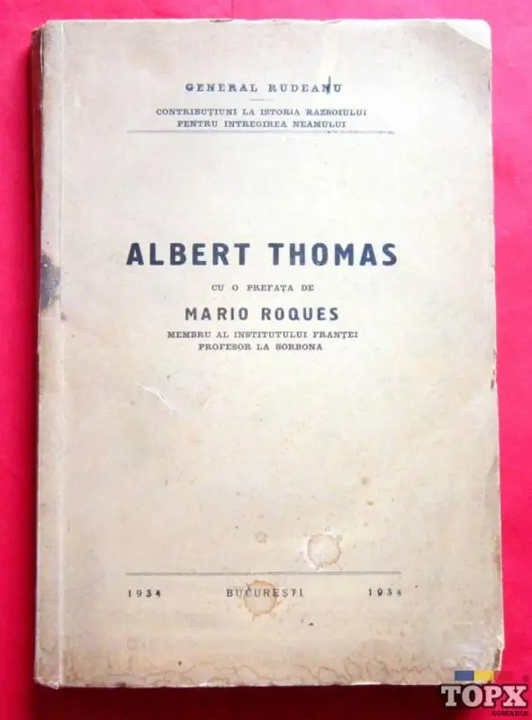 Albert Thomas, General Rudeanu, Autograf
