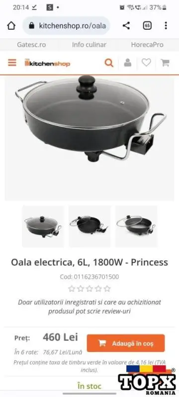 Oala electrica  6L  1800W - Princess
