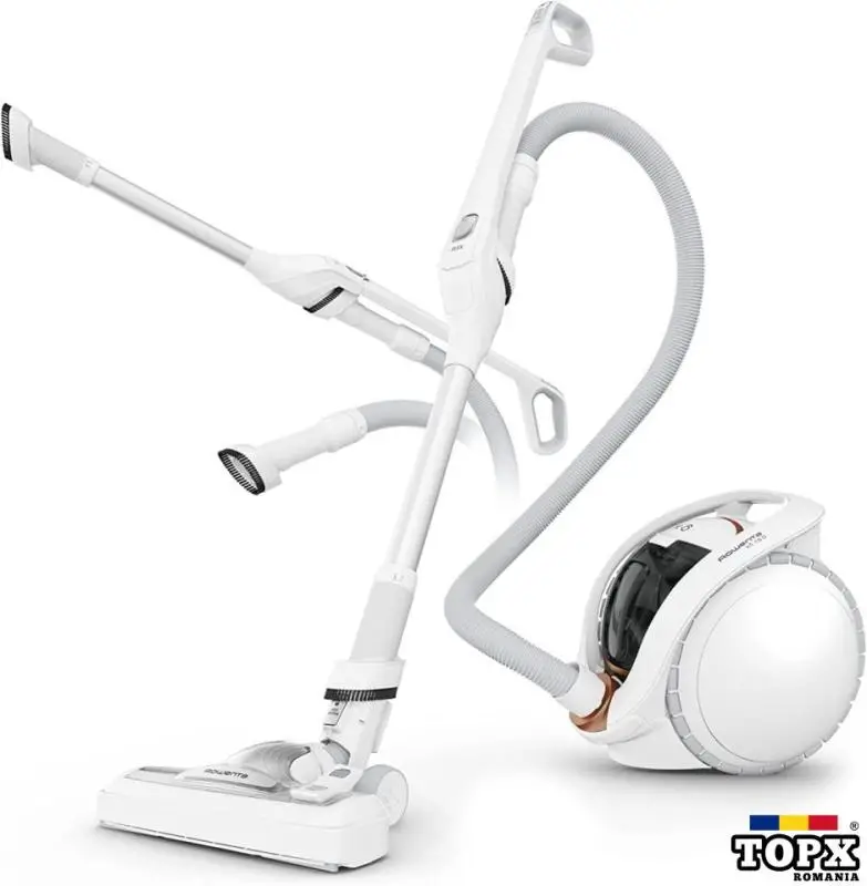 Aspirator cu acumulator Rowenta  Silențios cu doar 69 dB(A)  Ușor  Put