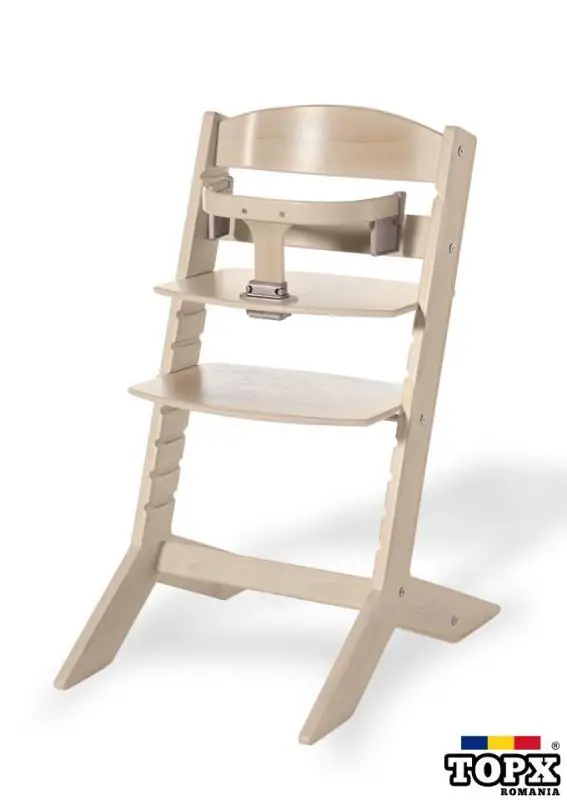 Scaun de masa bebe geuther din lemn masiv