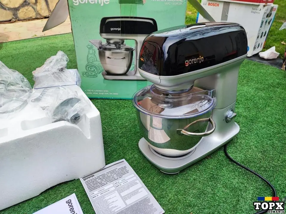 Robot de bucatarie  Gorenje  Aluminiu  1000W  7 viteze  Argintiu