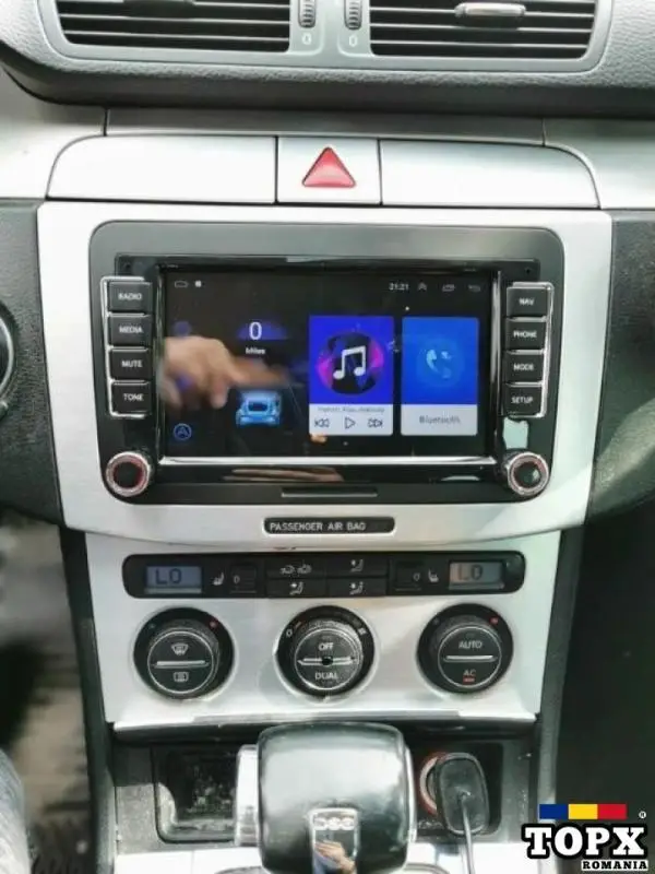 Navigatie Android 1/2GB Passat Golf 5 6 Skoda Octavia Seat Waze GPS - 2